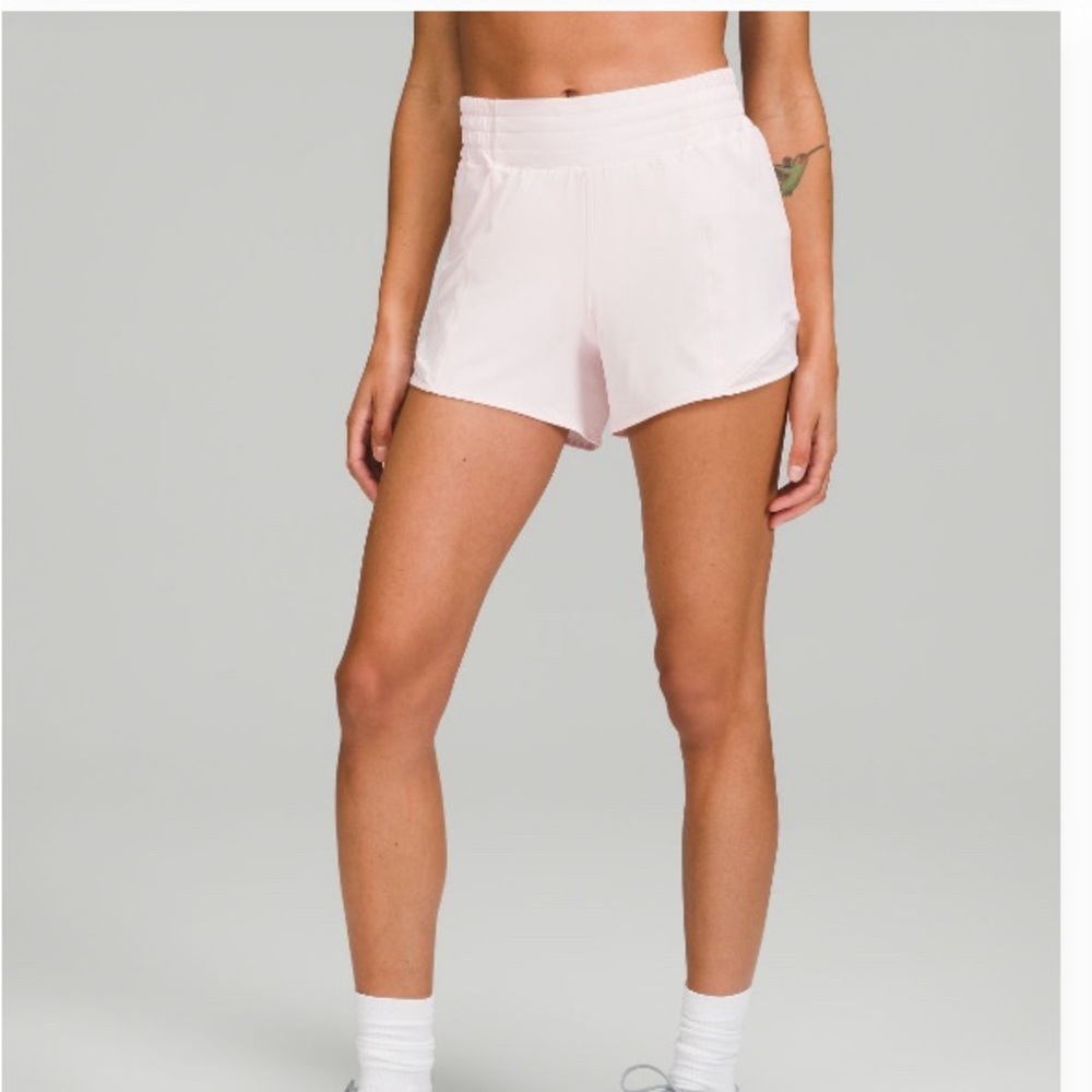 Lululemon Hotty Hot High Rise Lined 4” Shorts